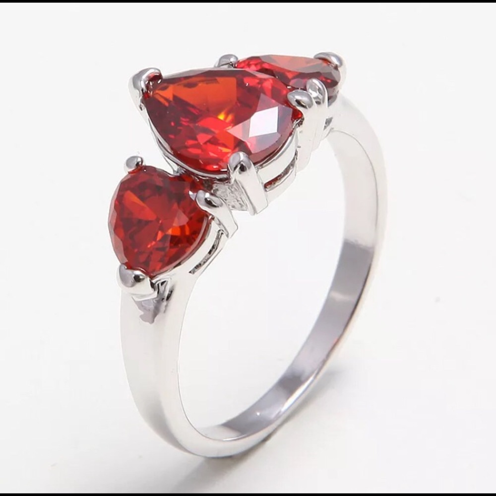 BRAND NEW 14KT (STAMPED) 1.10CT GARNET RING - Picture 8 of 8